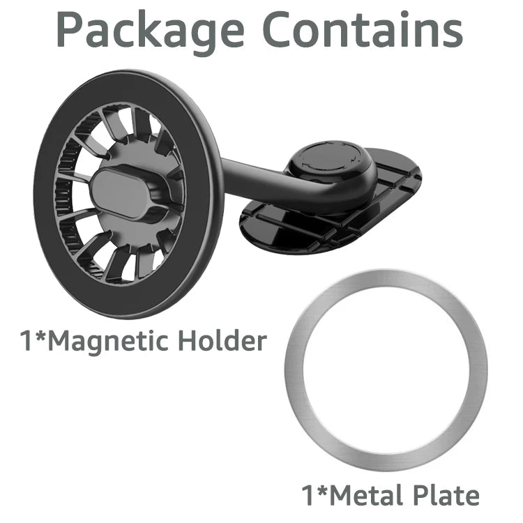 Magnetic Car Dashboard Phone Mount – MagSafe Compatible Car Phone Mount SPOT black