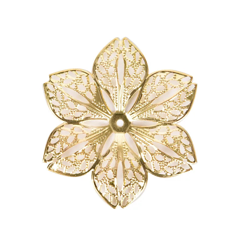 50-Pack Filigree Flower Charm Connectors – DIY Jewelry Findings Jewelry Findings SPOT