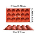 15-Cavity Half Sphere Silicone Mold – Chocolate & Mousse Baking Silicone Baking Mold SPOT one size