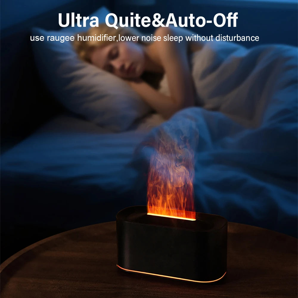Flame Aroma Humidifier & Essential Oil Diffuser with LED Light Aroma Oil Diffuser SPOT