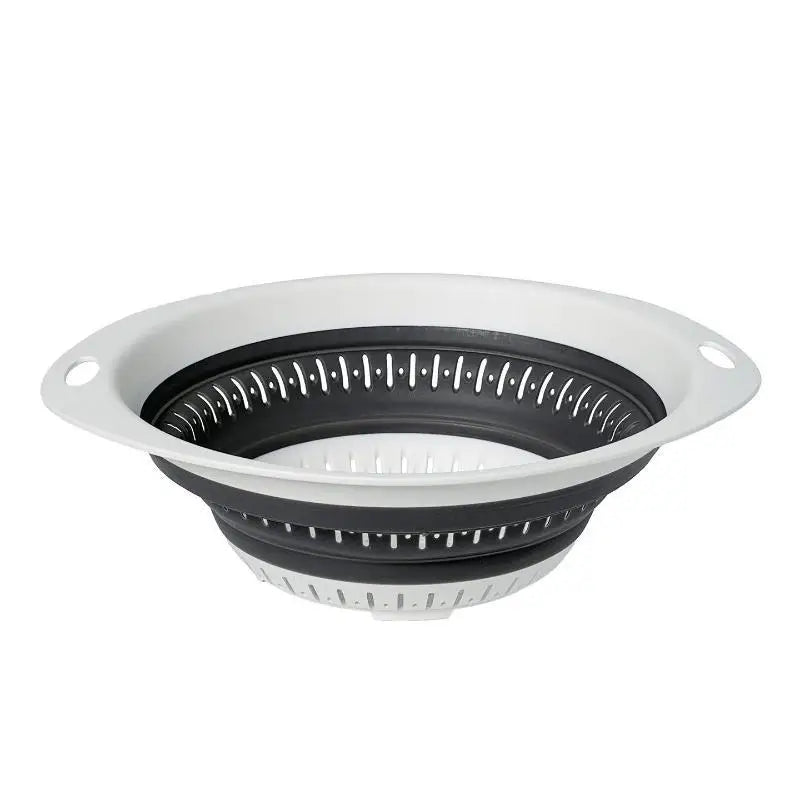 Foldable Silicone Drain Basket – Collapsible Colander Bowl Collapsible Colander SPOT