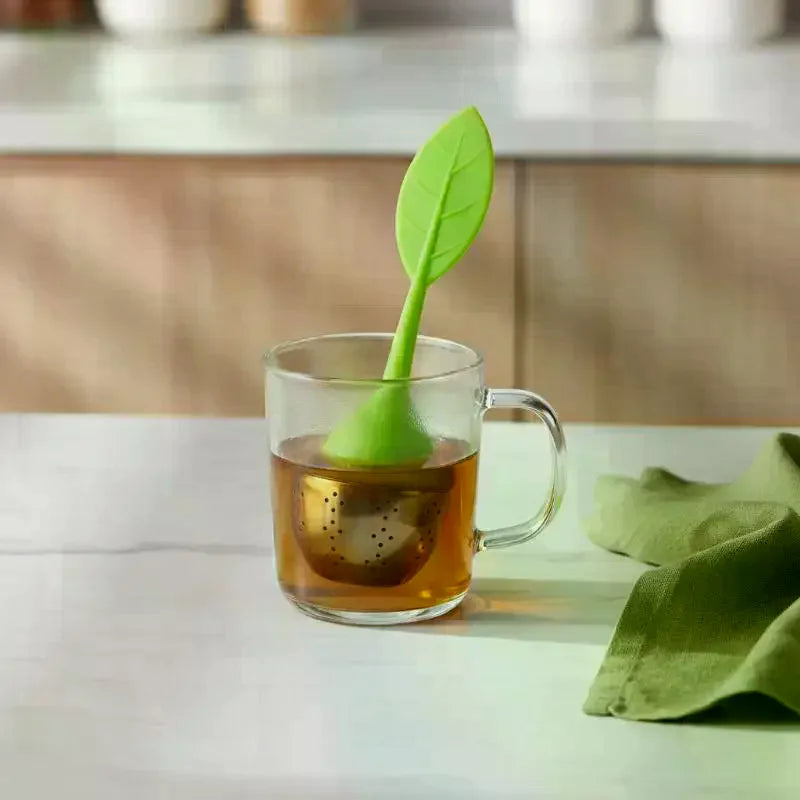 Silicone Loose Leaf Tea Infuser BPA-Free with Drip Tray Tea Infuser SPOT