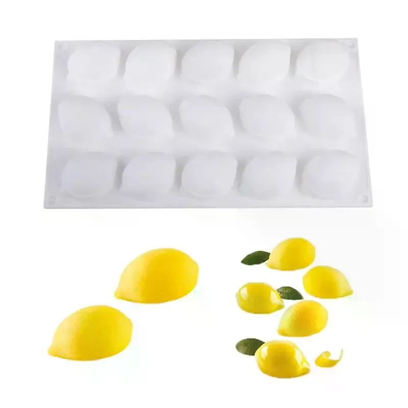 3D Lemon Silicone Mold – 6-Cavity Mousse & Dessert Baking Silicone Baking Mold SPOT
