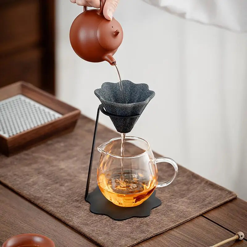 Ceramic Tea Strainer Set – Reusable Pour-Over Filter, Heat-Safe Ceramic Tea Strainer SPOT