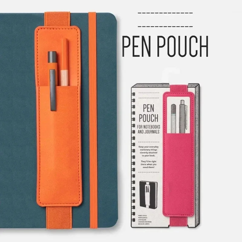 PU Leather Elastic Pen Loop Holder – Detachable Notebook Sleeve Pen Loop Holder SPOT
