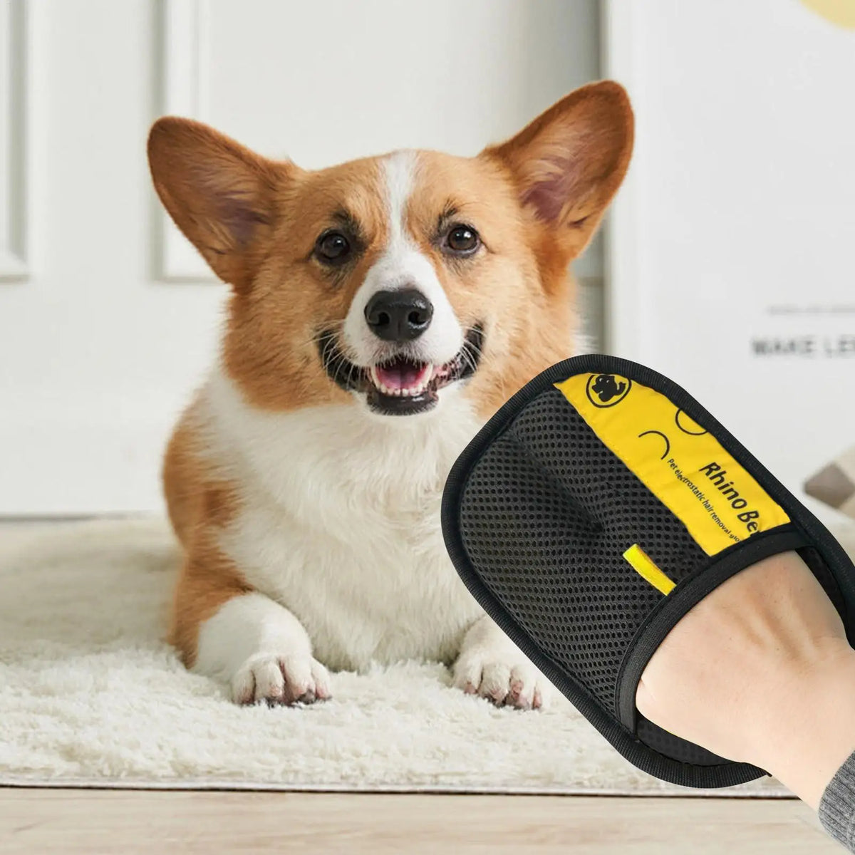 2-Pack Pet Hair Remover Gloves – Reusable Grooming Mitts Pet Grooming Gloves SPOT