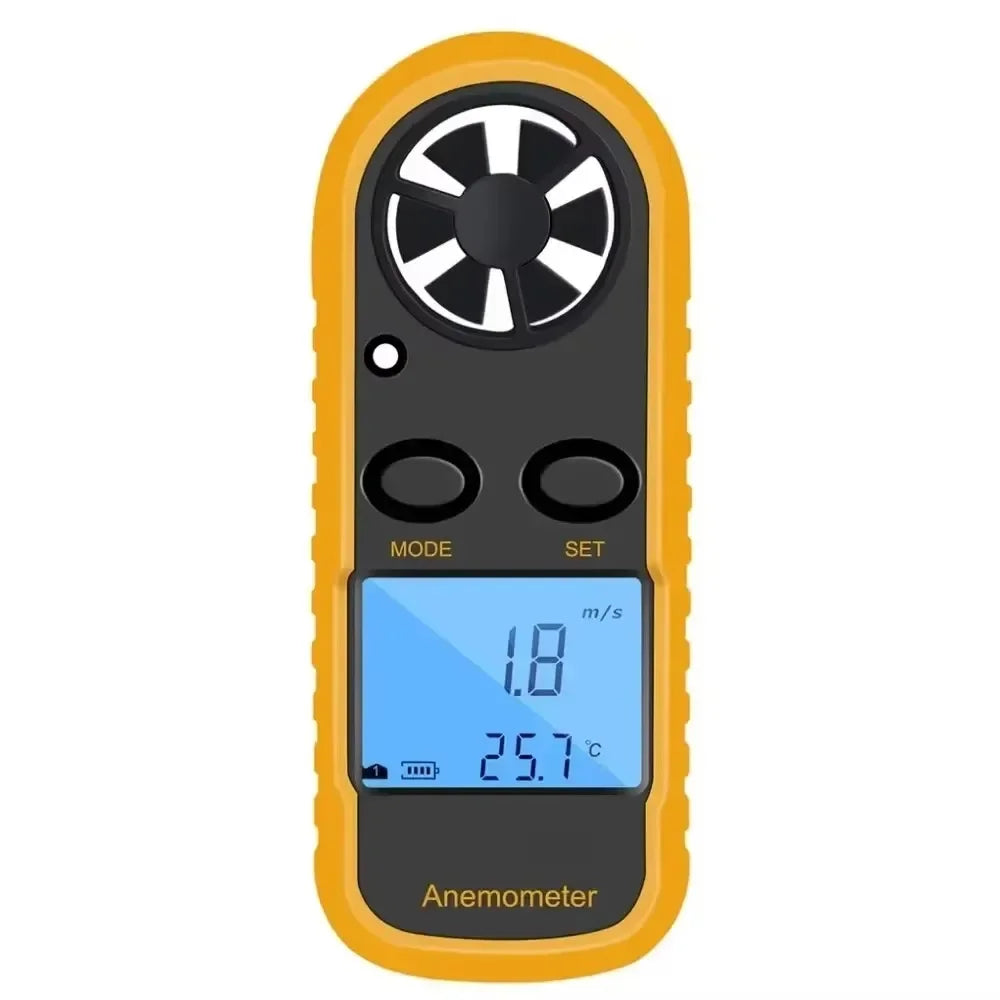 LCD Digital Anemometer – Wind Speed & Temp Meter Digital Anemometer SPOT As Show