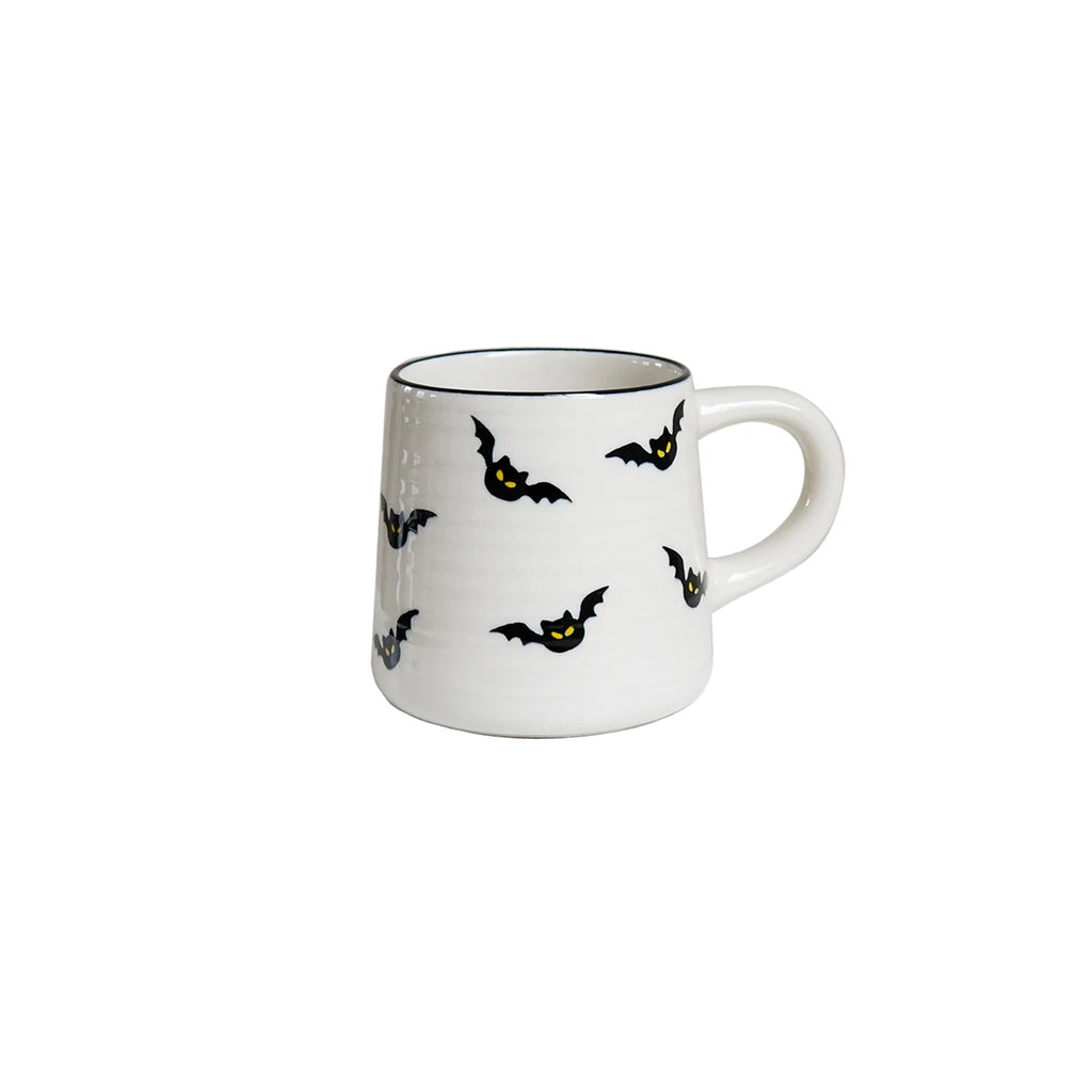 Halloween Ceramic Mug – Pumpkin & Bat Espresso Cup Halloween Ceramic Mug SPOT Black-Small 201-300ml