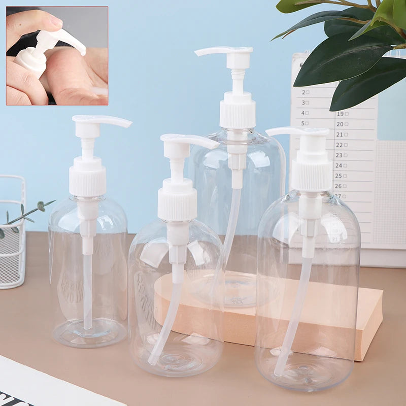 Refillable Pump Dispenser Bottles 200–500ml | PET Travel Pump Dispenser Bottle SPOT