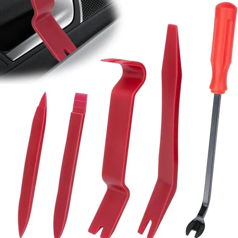 5-Piece Non-Scratch Car Trim Removal Tool Set | Clips & Panels Auto Trim Tool Set SPOT