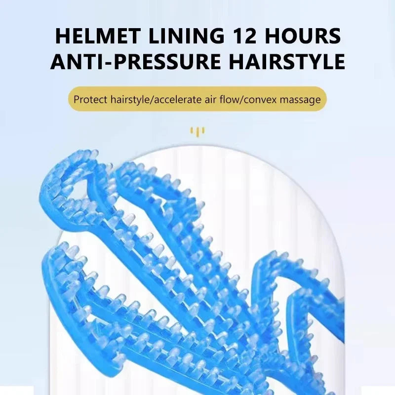 Universal Silicone Helmet Liner Mat – Breathable Non-Slip Gasket Helmet Liner Mat SPOT