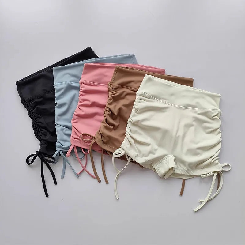 Women's High Waist Yoga Shorts – Breathable Drawstring Gym Women's Yoga Shorts SPOT