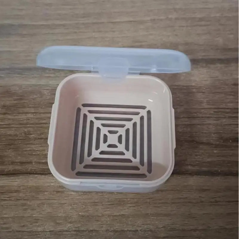 Travel Mini Soap Box – Portable Leak-Proof Soap Case Travel Soap Box SPOT Light brown