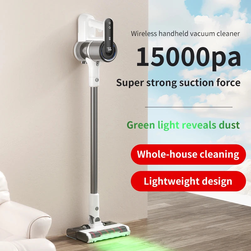 Wireless Handheld Vacuum 15000Pa – LED Display, Brushless Motor Handheld Vacuum Cleaner SPOT No plug