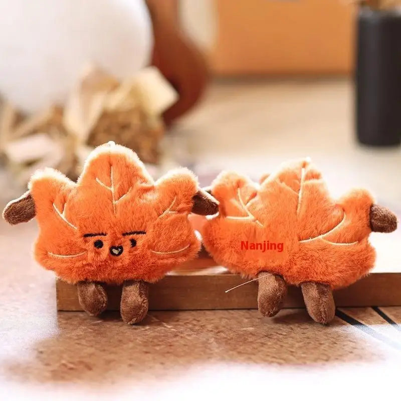 Maple Leaf Plush Keychain – Cute Backpack Pendant Gift Plush Keychain Pendant SPOT