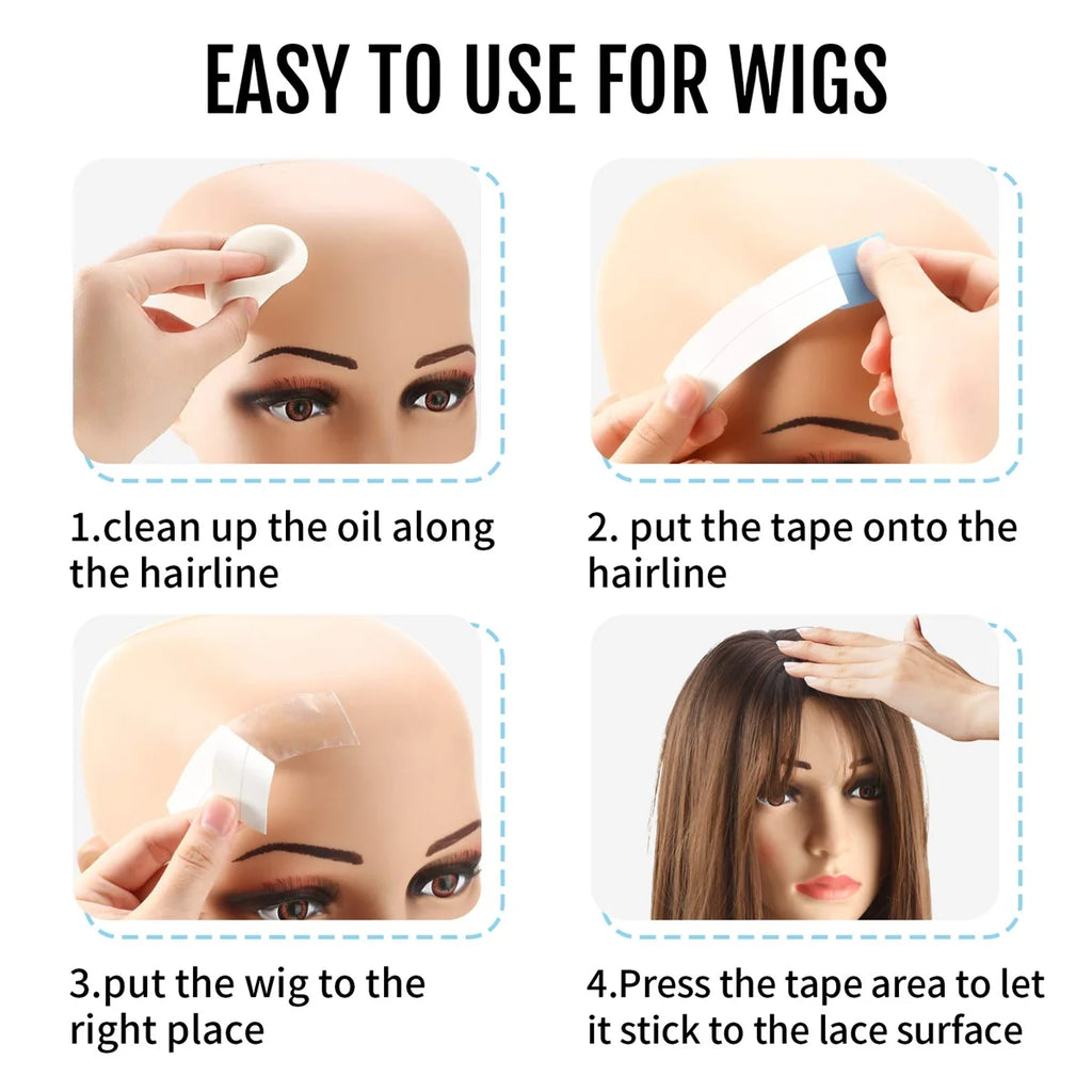 GOIPLE Lace Wig Adhesive Strips, Tape & Remover Kit Wig Adhesive Kit SPOT