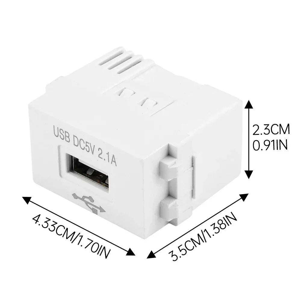 USB Power Module 220V to 5V 1A/2.1A Switch Adapter Socket USB Charger Module SPOT