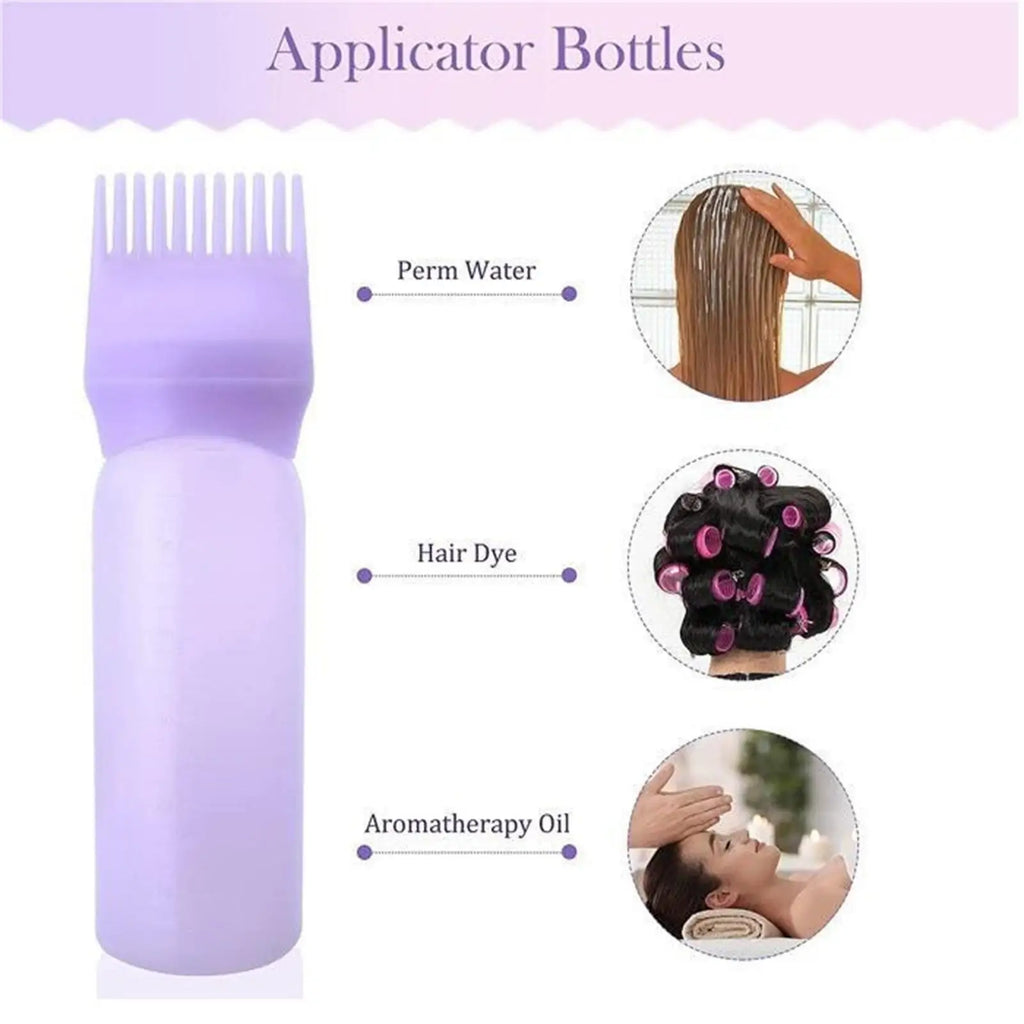 Hair Dye Applicator Comb Bottle – Refillable Dispensing Tool Hair Dye Applicator SPOT