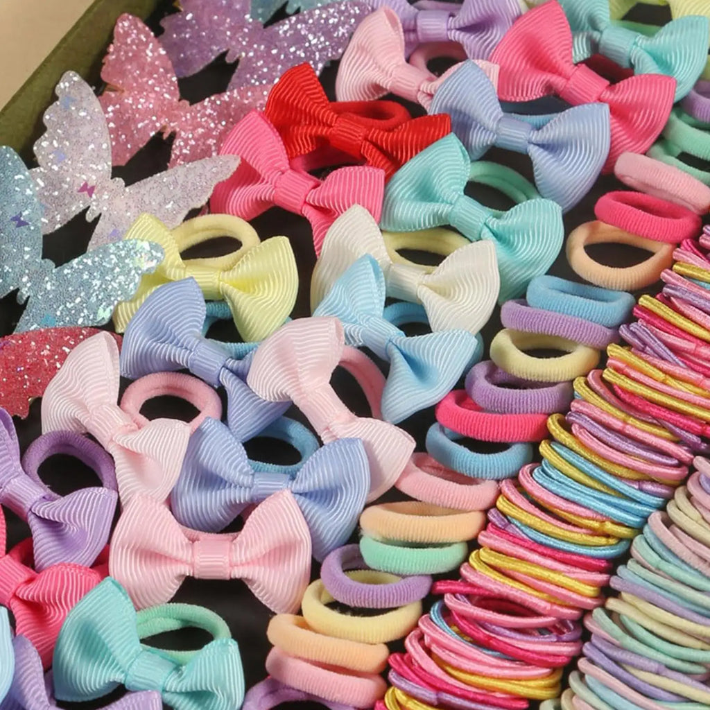 618-Piece Girls Hair Accessories Set – Butterfly Clips & Pins Girls Hair Accessories SPOT