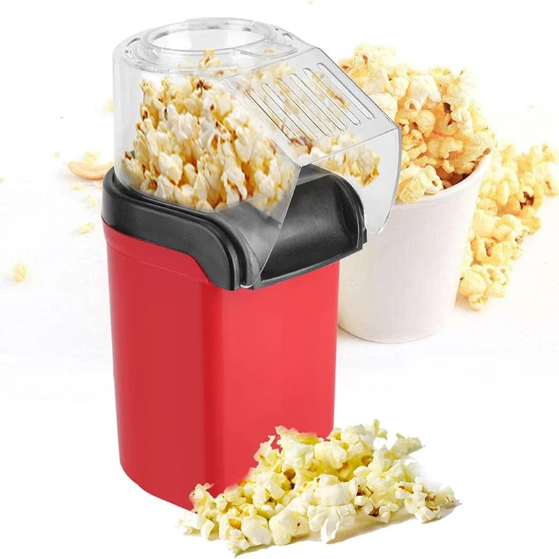 NOCCLILI Mini Air Popcorn Maker – Fully Automatic 1200W Air Popcorn Maker SPOT