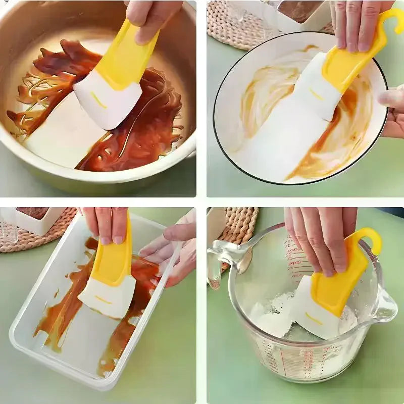 Silicone Kitchen Scraper – Non-Scratch Reusable Cleaning Tool Kitchen Scraper SPOT