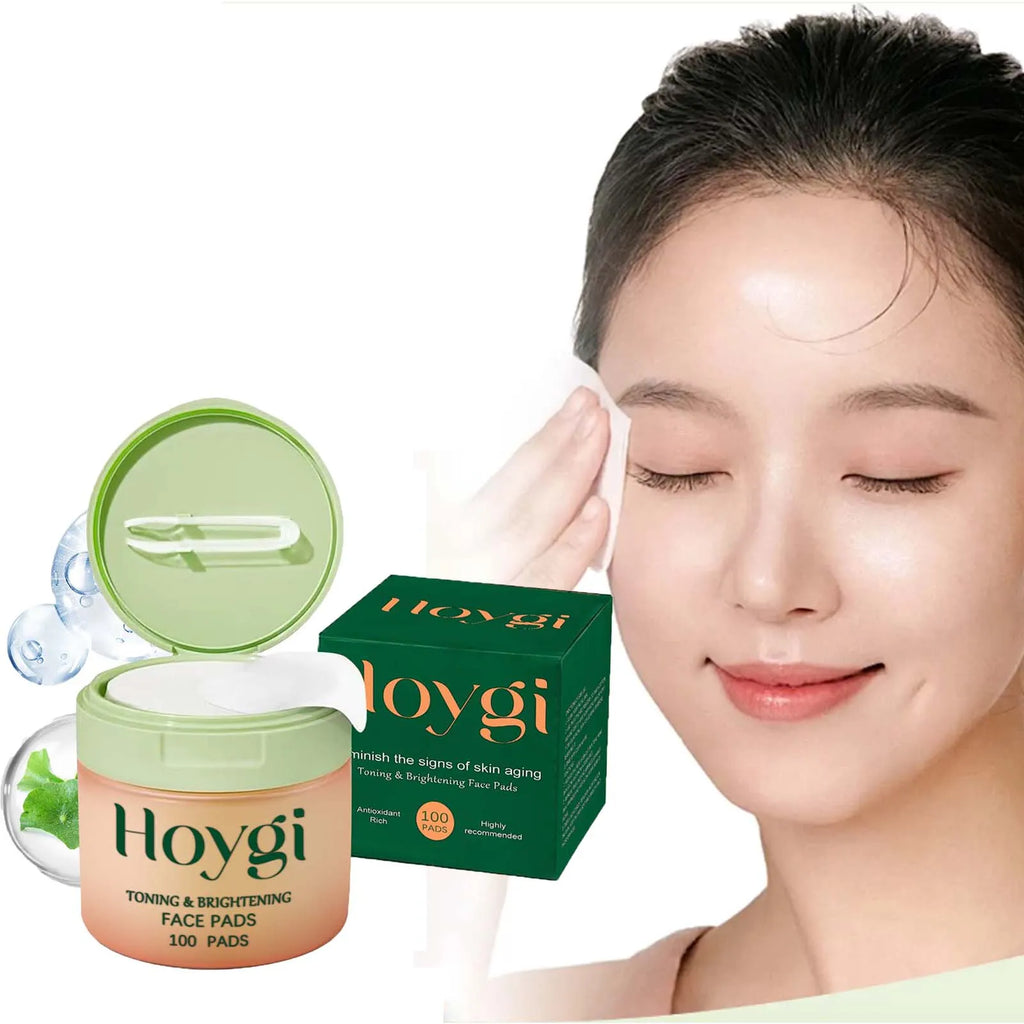 Hoygi Centella Asiatica Moisturizing Face Pads – 100 Pcs Facial Treatment Pads SPOT