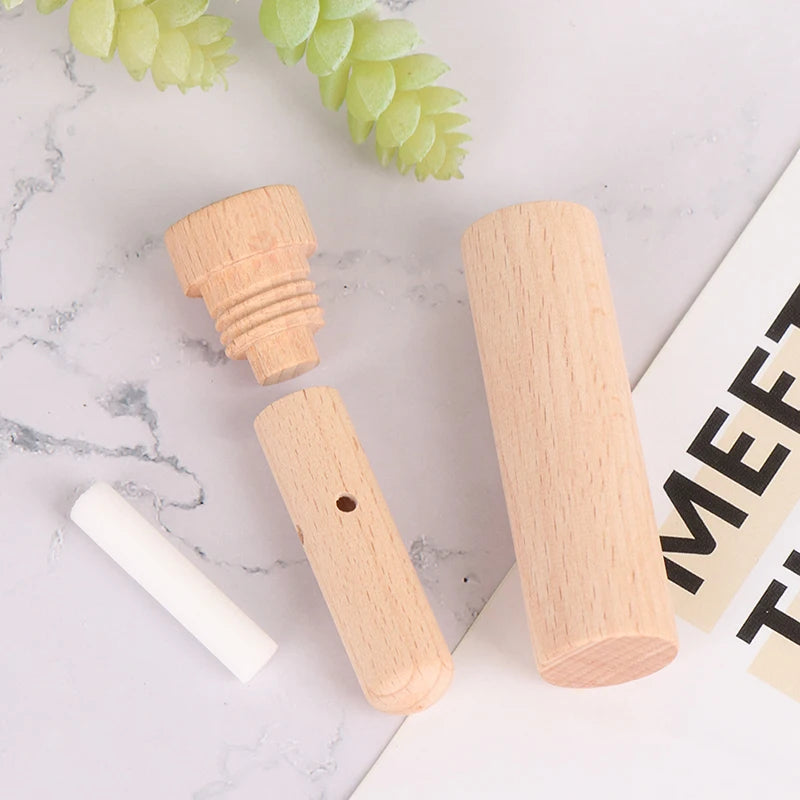 Wood Essential Oil Aromatherapy Inhaler with Wick – Portable Aromatherapy Inhaler SPOT onesize
