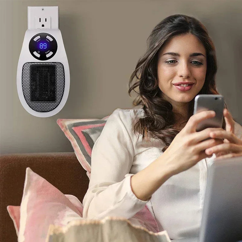 Wall-Mounted 350W Ceramic Electric Space Heater with Remote Electric Space Heater SPOT
