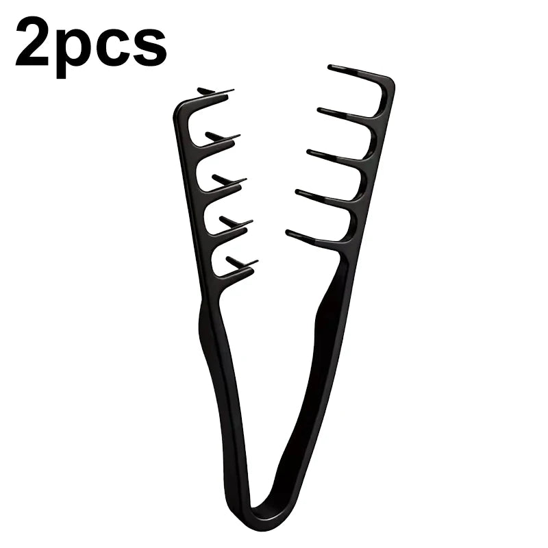 Wide Tooth Volumizing Hair Comb – Root Lift & Bang Styling Hair Styling Comb SPOT Black-2pcs