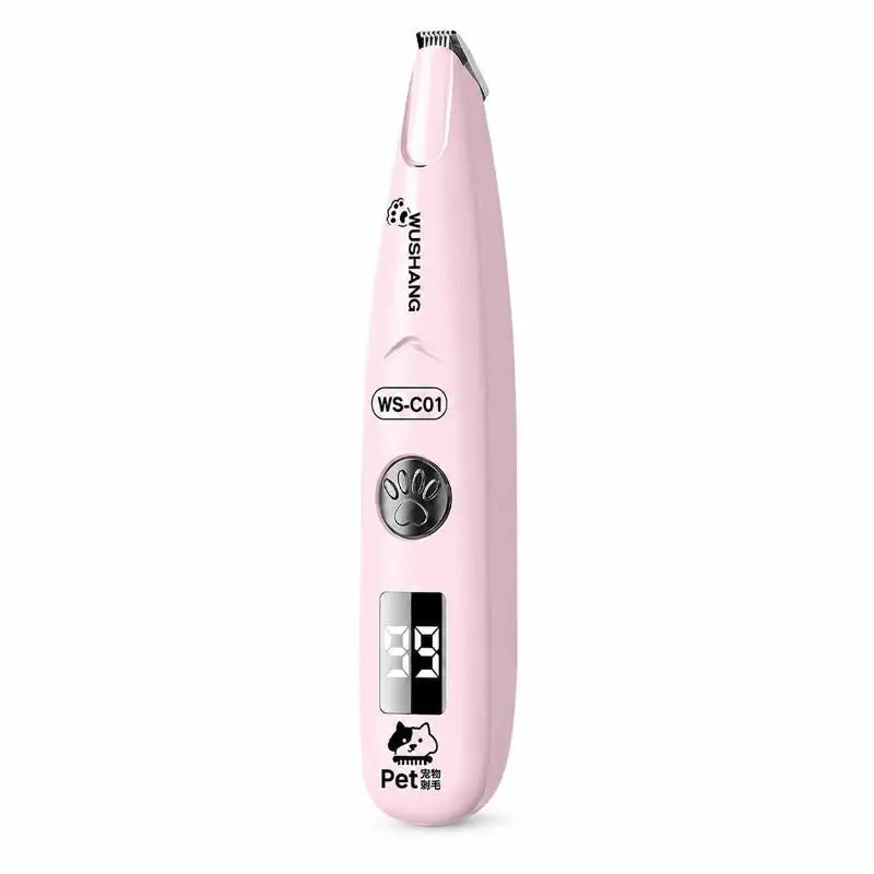 HUXUAN LED Pet Hair Trimmer – Rechargeable Dog & Cat Clipper Pet Grooming Trimmer SPOT A2