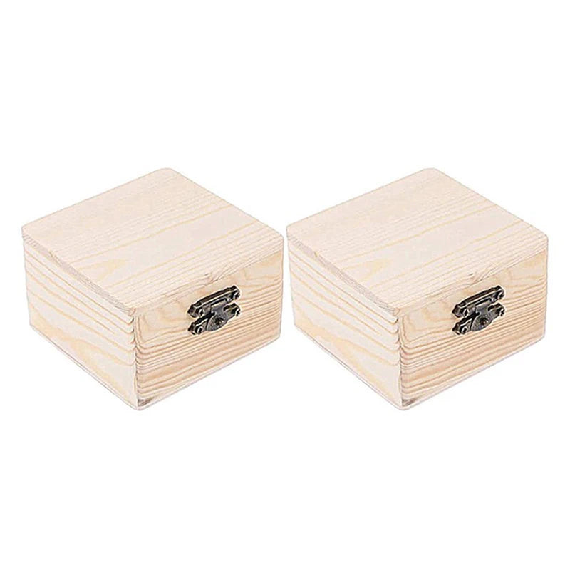 Vintage Wooden Flip Lid Storage Box – Jewelry & Gift Box Wooden Storage Box SPOT