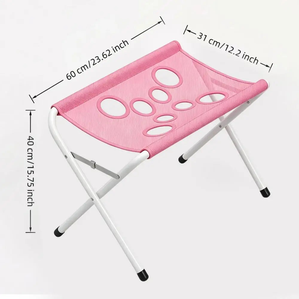 Portable Pet Grooming Hammock Stand – Foldable Dog & Cat Bath Pet Grooming Stand SPOT Pink