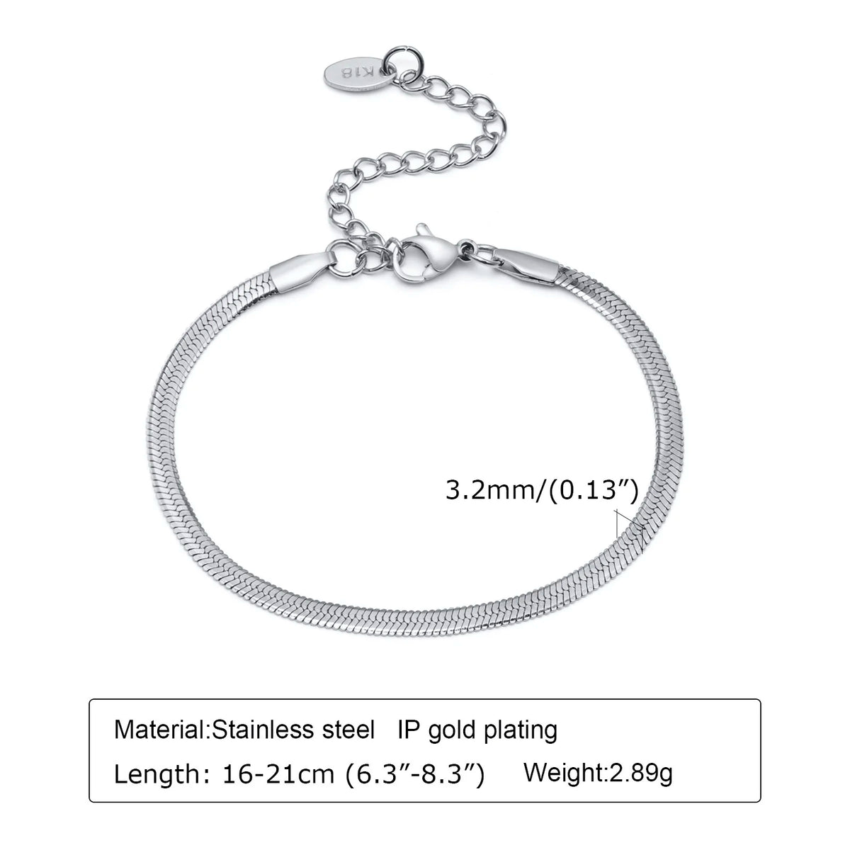 Women's Silver Stainless Steel Stackable Bracelet Set – 5 Pc Stackable Bracelet Set SPOT BR-1278S