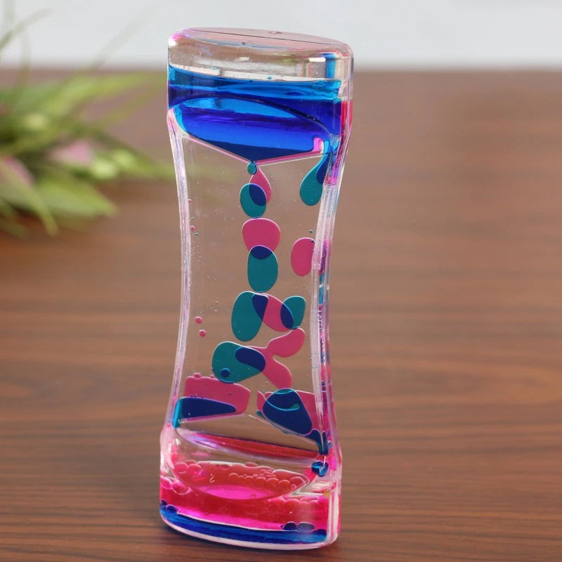 Liquid Hourglass Oil Drop Bubble Timer – Sensory Desk Decor Sensory Desk Toy SPOT