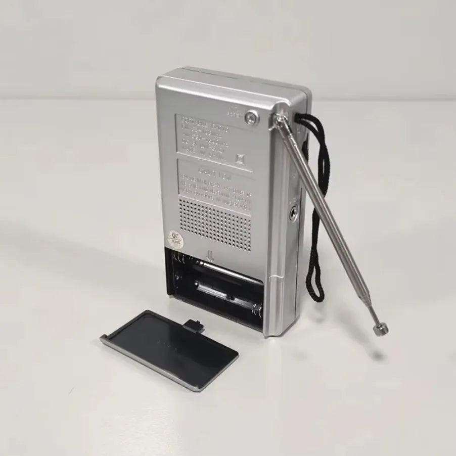 VIKEFON Portable AM FM Radio – Battery Operated, Camping & Emergency Portable AM FM Radio SPOT