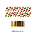 ZP5 357 Revolver EVA Soft Dart Toy Gun for Kids & Adults Foam Dart Blaster SPOT 6-Shell-20-Bullet