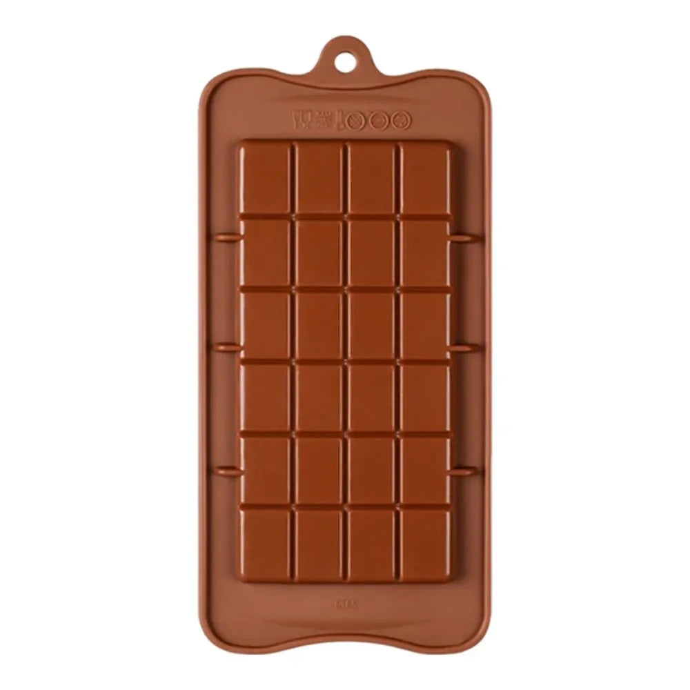 Leaf Silicone Chocolate Snap Bar Mold – 10 or 24 Cavity Tray Silicone Baking Mold SPOT Chocolate mold B