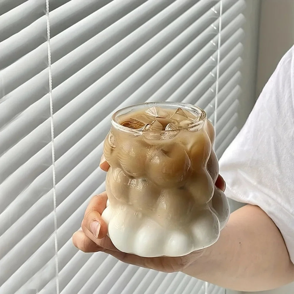 350ml Grape Design Glass Coffee Mug – Heat Resistant Cup Glass Coffee Mug SPOT