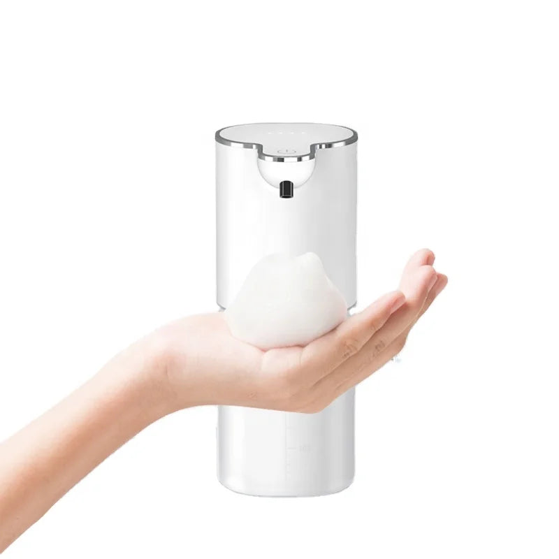 400ml Touchless Foam Soap Dispenser – Auto Wall Mount Foam Soap Dispenser SPOT White