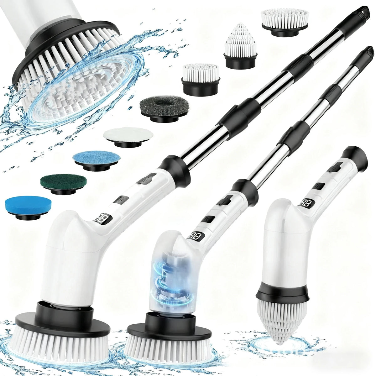 Electric Cleaning Brush – Kitchen & Bathroom Floor Scrubber Electric Cleaning Brush SPOT
