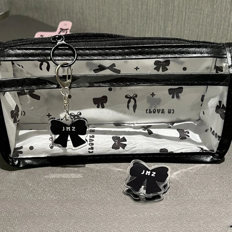 Cartoon Translucent Pencil Case – Large Capacity Multi-Layer Pencil Case SPOT