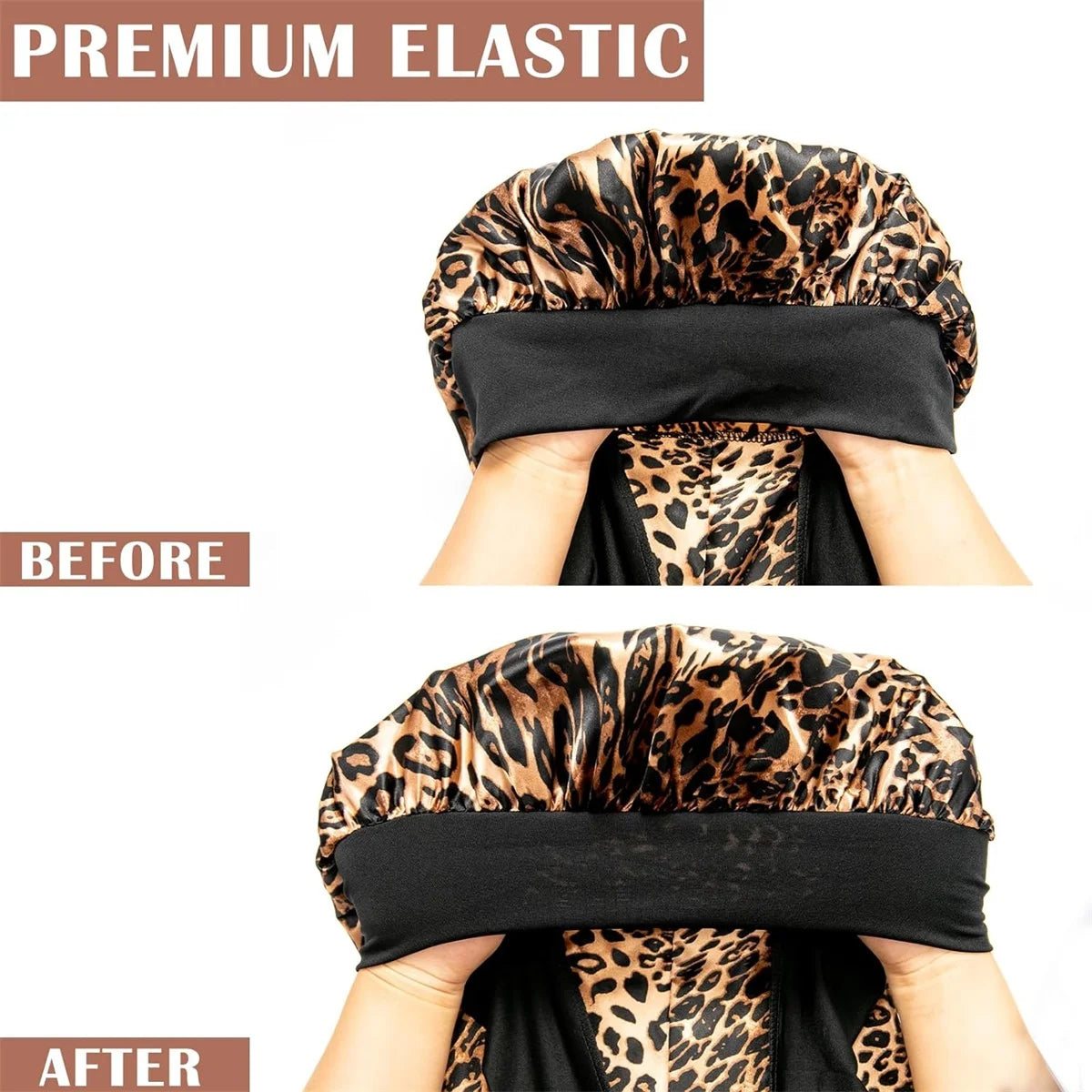 Satin Sleep Bonnet – Adjustable Silk Hair Cap for Women & Men Satin Sleep Bonnet SPOT