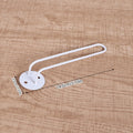 Wall-Mounted L-Shape Hat Rack – Space-Saving Cap Organizer Wall Hat Rack SPOT White