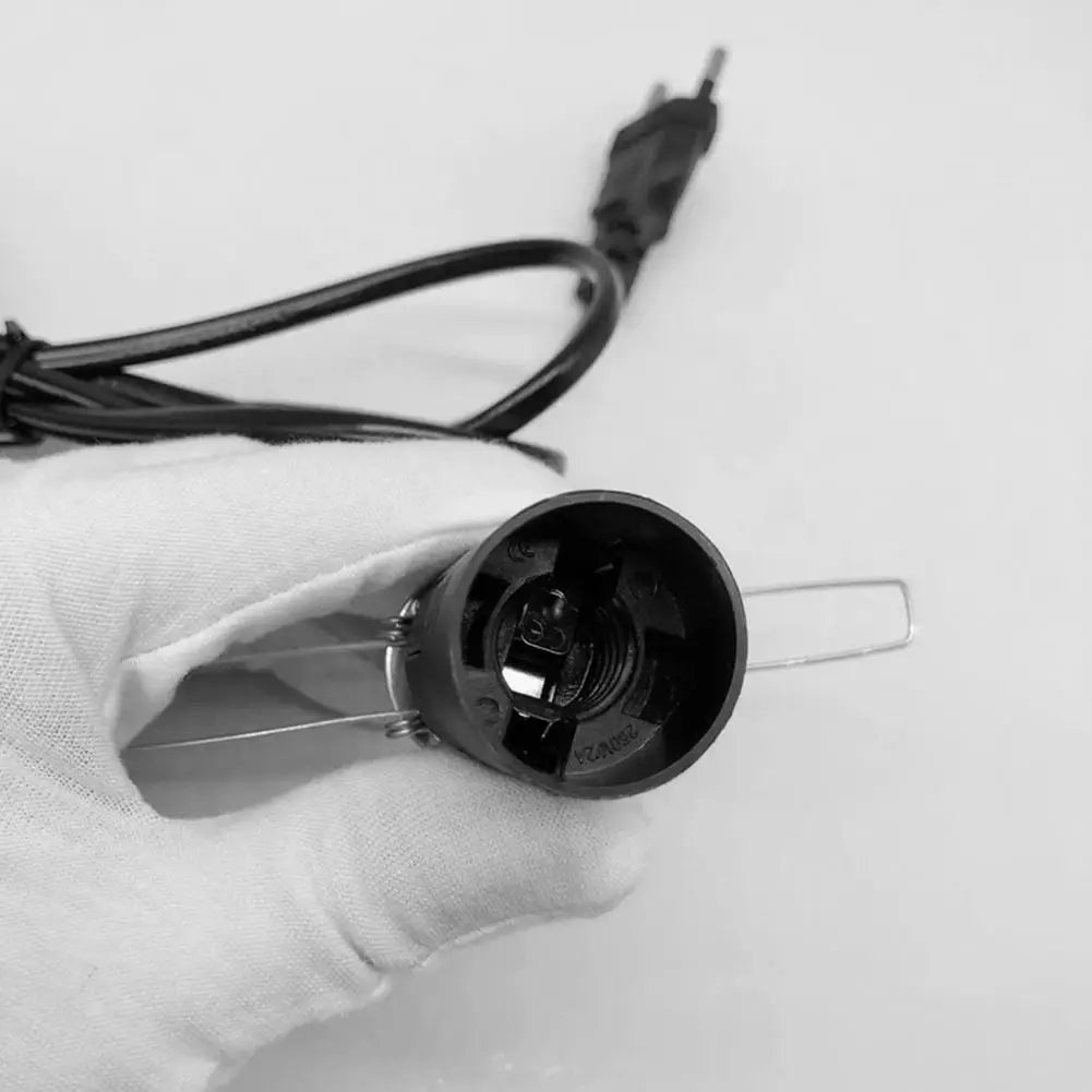 1.8m Salt Lamp Cord E14 Socket, On/Off Switch & EU Plug Lamp Cord Socket SPOT