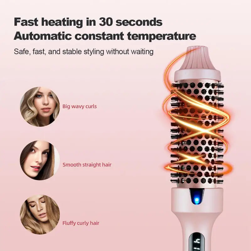 2-in-1 Hair Straightener Brush & Curler – Electric Styling Tool Hair Styling Tool SPOT