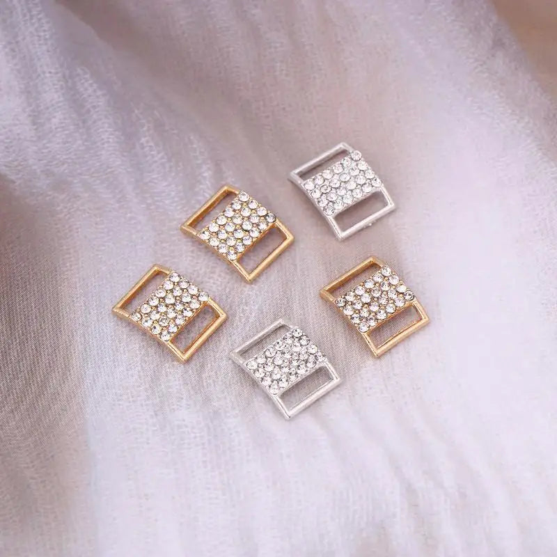 10-Pack Rhinestone Bikini Connector Buckles – Alloy DIY Jewelry Jewelry Making Findings SPOT
