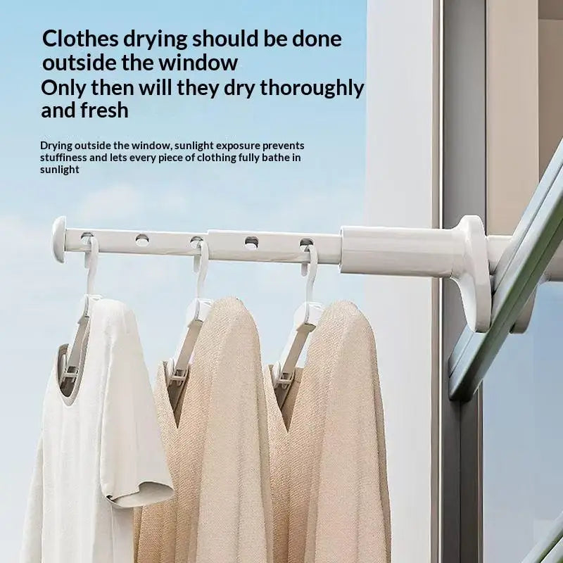 Window-Mounted Clothes Drying Rack – No-Drill Space Saver Clothes Drying Rack SPOT