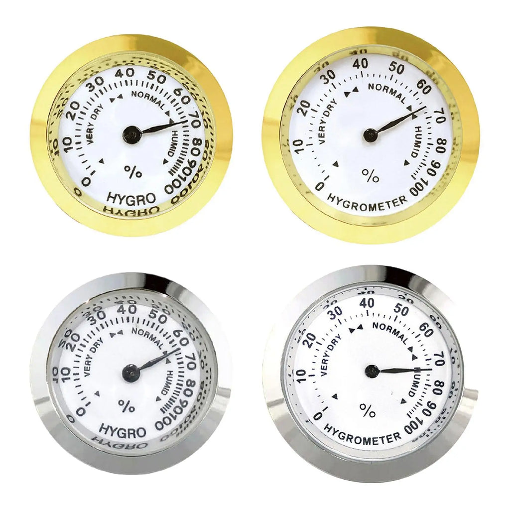 Analog Hygrometer Gauge – Zinc Alloy, No Battery Needed Analog Hygrometer SPOT