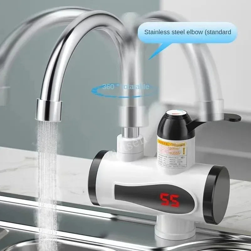 3000W Tankless Electric Water Heater Kitchen Faucet | Instant Hot Tankless Water Heater SPOT