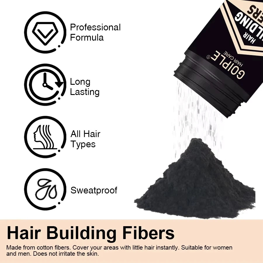 Goiple Hair Building Fiber Powder & Hold Spray Set – 4pc Hair Building Fiber Set SPOT